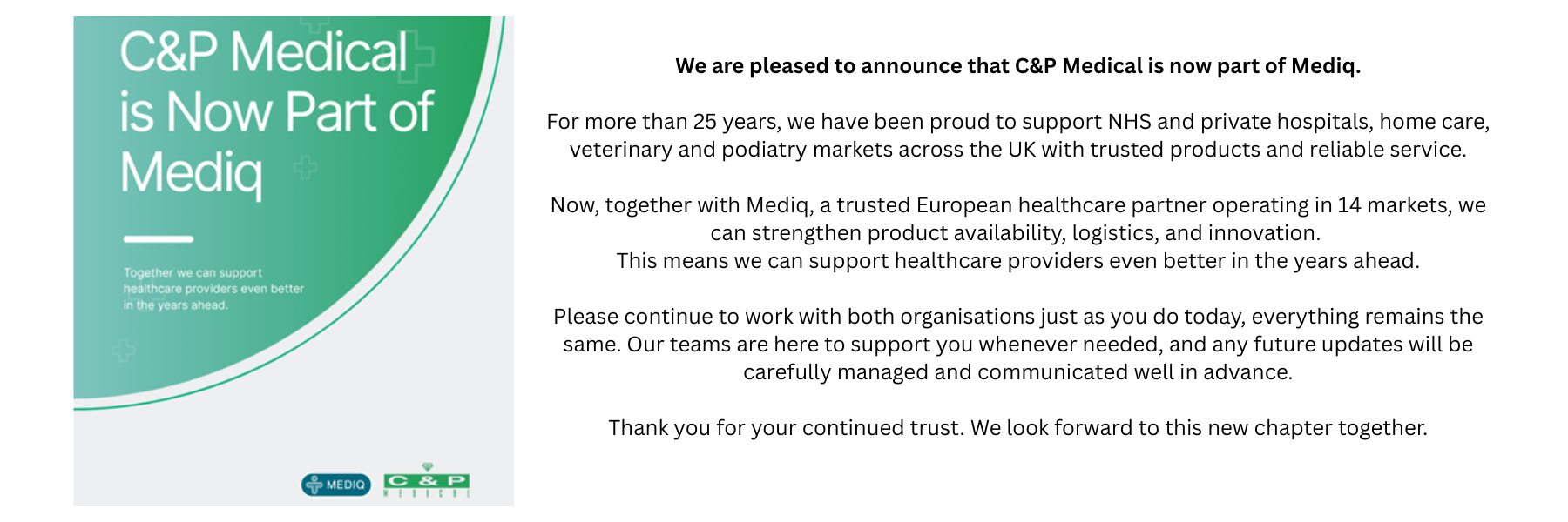 c-pmedical.com Announcement